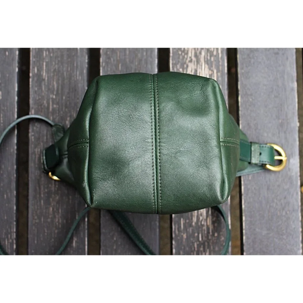 Coach Vintage - MacDougal Zip Crossbody 4130 in Bottle Green, USA Pre-1994